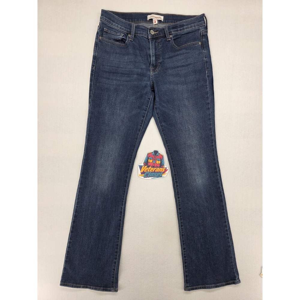 Lucky Brand Sweet Bootcut Jeans Womens 8 29x32 Dark Wash Mid Rise Stretch Denim